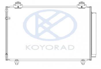 COROLLA VERSO 04- КОНДЕНСАТОР КОНДИЦ (KOYO) BodyParts tycve04-930
