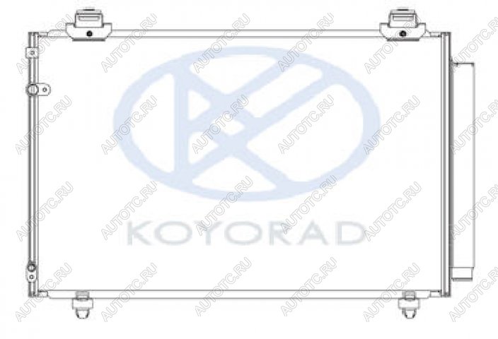 4 899 р. COROLLA VERSO 04- КОНДЕНСАТОР КОНДИЦ (KOYO) BodyParts tycve04-930  с доставкой в г. Пермь