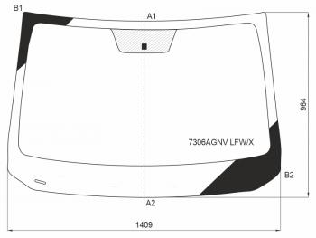 Стекло лобовое RENAULT DUSTER 21- XYG 7306AGNV LFW/X