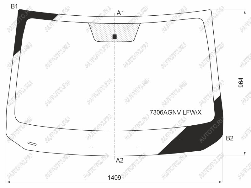 7 299 р. Стекло лобовое RENAULT DUSTER 21- XYG 7306AGNV LFW/X  с доставкой в г. Пермь