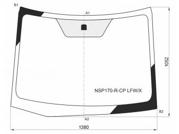 Стекло лобовое Toyota Sienta 15-22 XYG NSP170-R-CP LFW/X