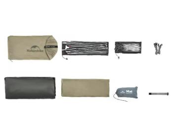 17 549 р. Палатка Naturehike Cloud Up Pro Si 2-местная, алюминиевый каркас, хаки  cnk2350ws020-s2  с доставкой в г. Пермь. Увеличить фотографию 6