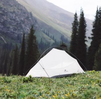 23 449 р. Палатка Naturehike Cloud Up tents UL Si 2-местная, алюминиевый каркас, серая  cnk2450ws017-g2  с доставкой в г. Пермь. Увеличить фотографию 2