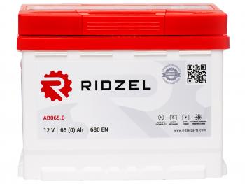 7 849 р. Аккумулятор RIDZEL 65Ач обратная полярность RIDZEL 6ст65(0) ab065.0  с доставкой в г. Пермь. Увеличить фотографию 1