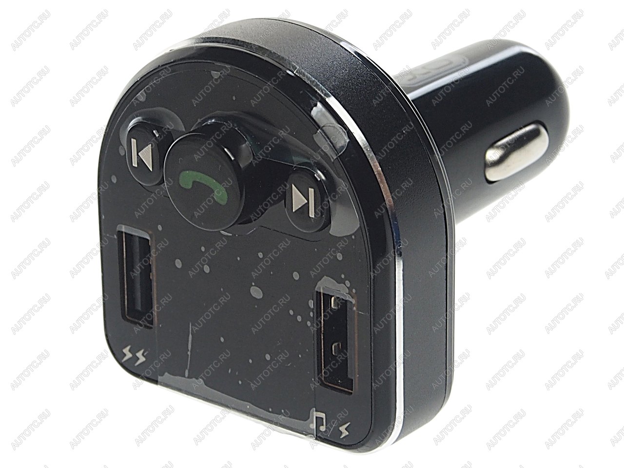 1 359 р. Устройство зарядное в прикуриватель с трансмиттером (bluetooth,hands free) черное XO XO bcc01 black  с доставкой в г. Пермь