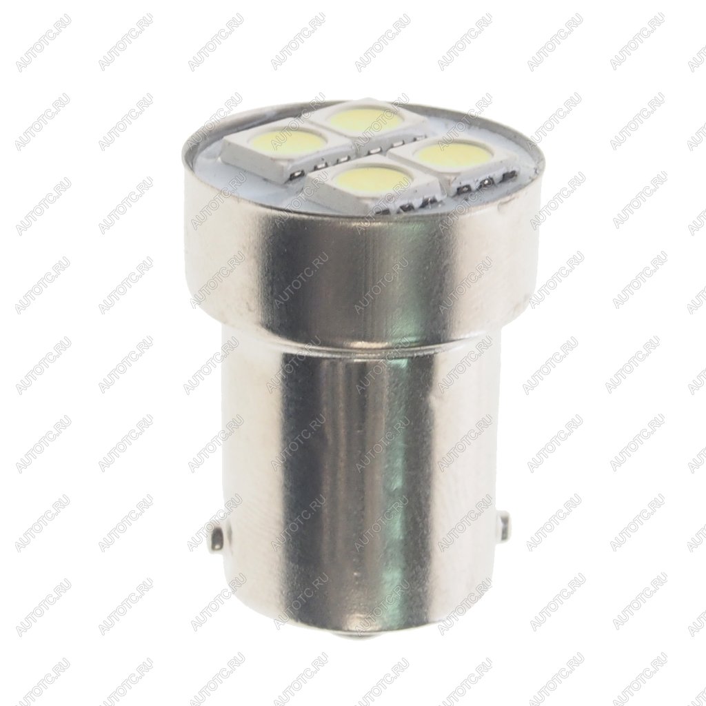 176 р. Лампа светодиодная 24V R10W BA15s 4 светодиода белая МАЯК МАЯК 24t15-w4smd  с доставкой в г. Пермь