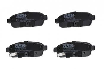 1 349 р. Колодки тормозные CHEVROLET Cruze (09-),Orlando (10-) задние (4шт.) BSG BSG bsg65200019  с доставкой в г. Пермь. Увеличить фотографию 1