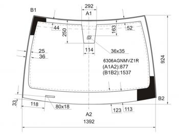 7 299 р. Стекло лобовое (Датчик дождя Молдинг) Opel Astra 04-13  Astra GTC 04-11 FUYAO 6306AGNMVZ1R  с доставкой в г. Пермь. Увеличить фотографию 1