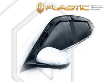 2 099 р.  Дефлектора окон CA-Plastic Oshan X7 (2019-2022) (серия Classic полупрозрачный, без хром. молдинга)  с доставкой в г. Пермь. Увеличить фотографию 2