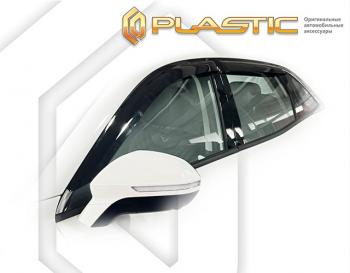 2 079 р. Дефлектора окон CA-Plastic  Kaiyi X3 Pro (2023-2025) (серия Classic полупрозрачный, без хром. молдинга )  с доставкой в г. Пермь. Увеличить фотографию 2