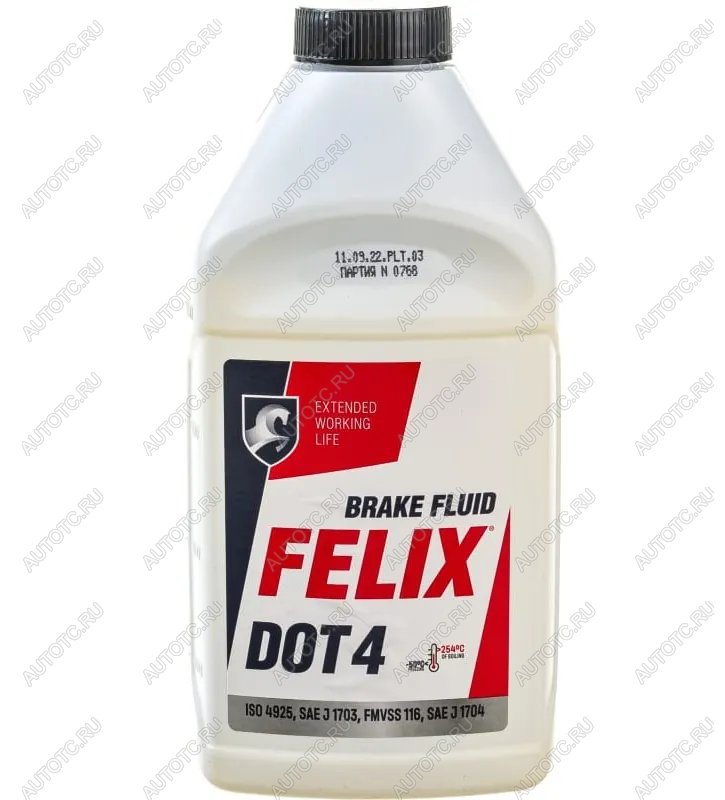 209 р. Жидкость тормозная FELIX ДОТ 455гр ГСМ ГСМ 430130005  с доставкой в г. Пермь