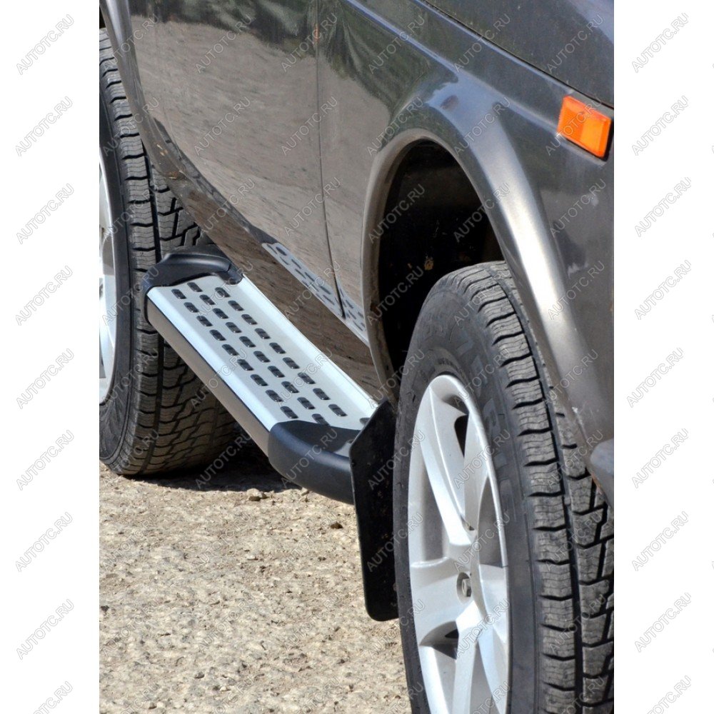 13 799 р. ПОРОГИ «БУМЕР II»  АЛЮМИН. С РЕЗИНКОЙ  21214 «нива»,  urban 4x4  3375  с доставкой в г. Пермь