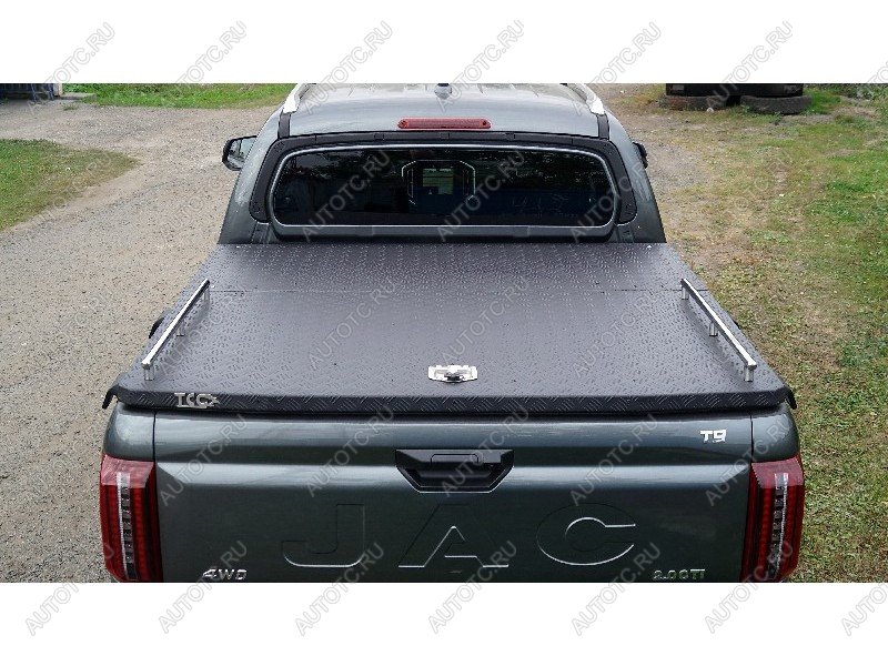 75 999 р. Крышка кузова ТСС Тюнинг  JAC T9 (2021-2025) Pickup Double Cab (алюминий Black)  с доставкой в г. Пермь