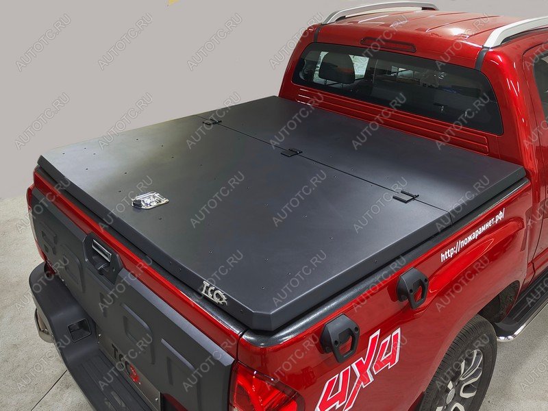 82 999 р. Крышка кузова Premium ТСС Тюнинг  Foton Tunland G7 (2022-2025) Double Cab (алюминий Black)  с доставкой в г. Пермь