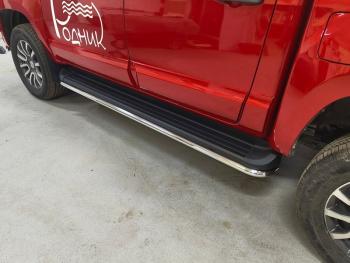 20 549 р.  ТСС Тюнинг FOTONTunland G7 2.0 Diesel АКПП 4WD 2024 - Защита порогов 42,4 мм  fottung72420  с доставкой в г. Пермь. Увеличить фотографию 1