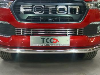11 649 р.  ТСС Тюнинг FOTONTunland G7 2.0 Diesel АКПП 4WD 2024 - Решетка радиатора 12 мм  fottung72421  с доставкой в г. Пермь. Увеличить фотографию 1