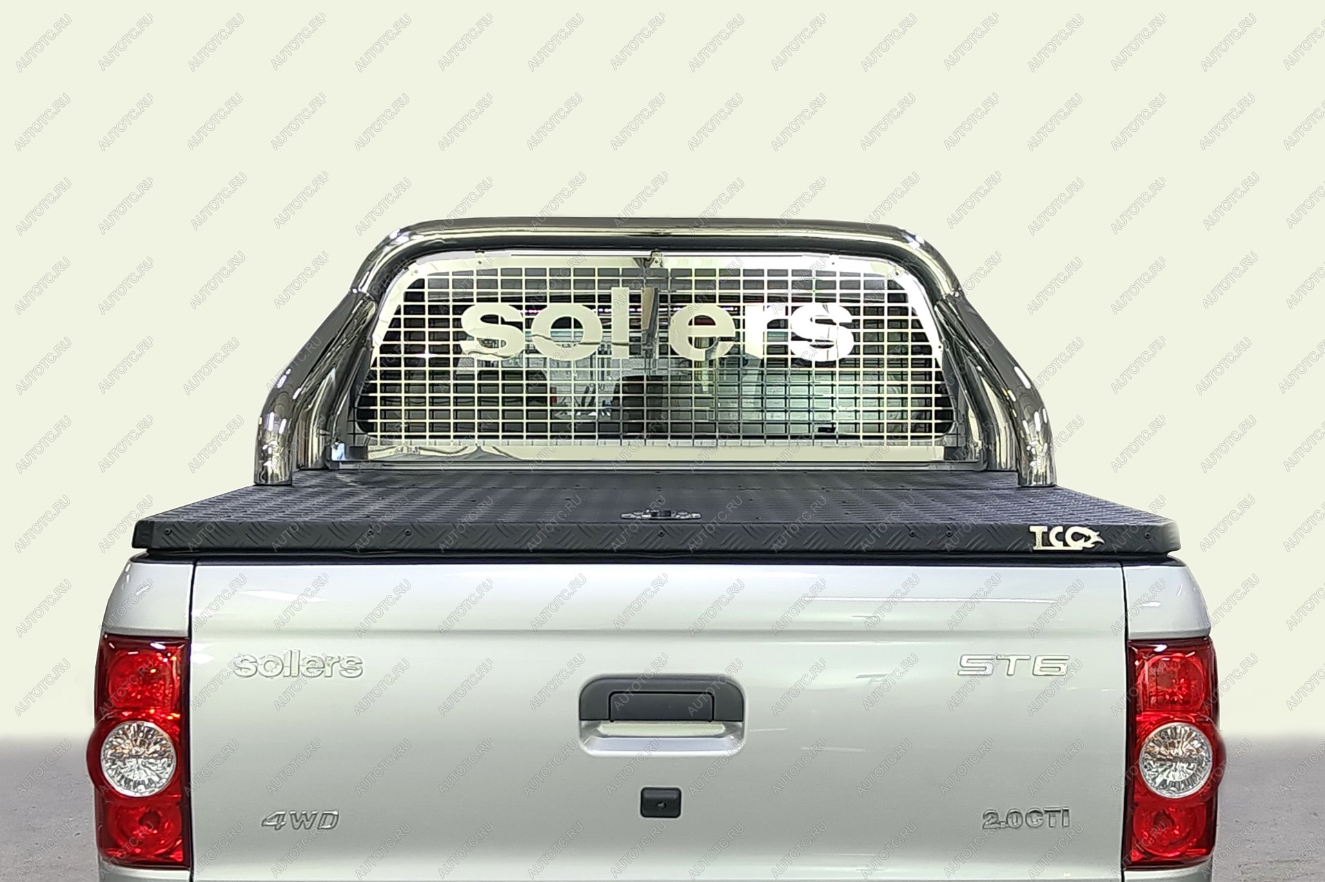 67 999 р. Защита кузова и заднего стекла ( крышки) 76,1 мм ТСС Тюнинг SOLLERS ST6 2023-  solst62326  с доставкой в г. Пермь