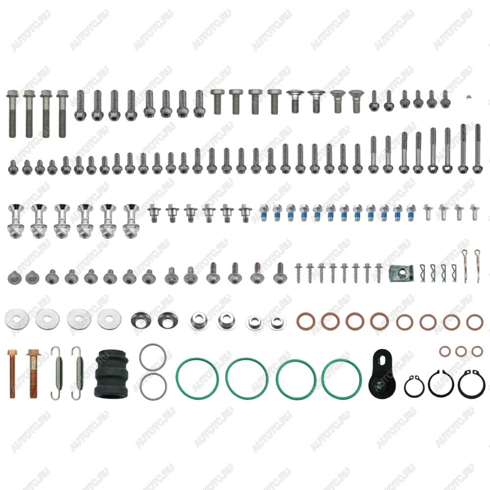 4 749 р. Комплект крепежа ACCEL KTM SX85 02-23, SX125 02-23, EXC125 02-16, SX150 09-23  bkp-502  с доставкой в г. Пермь