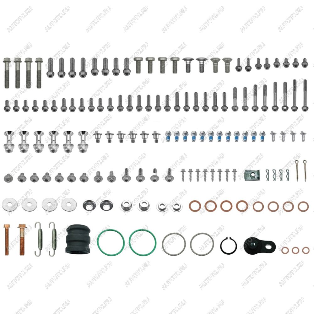 4 749 р. Комплект крепежа ACCEL KTM SX250 02-23, EXC250 02-23, EXC300 04-16, EXC200 02-16  bkp-501  с доставкой в г. Пермь