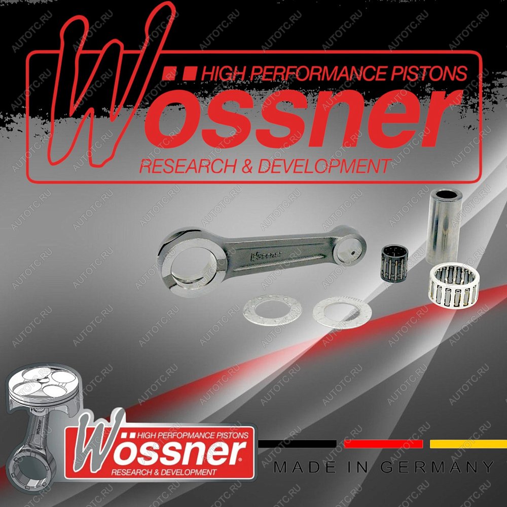 17 899 р. Шатунная сборка Wossner Honda CRF450X 05-18, TRX450ER 06-15, TRX450R 06-09  p4023  с доставкой в г. Пермь