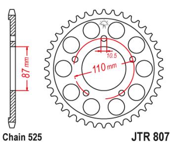 3 499 р. Звезда цепного привода JTR807 45  jtr807.45  с доставкой в г. Пермь. Увеличить фотографию 1