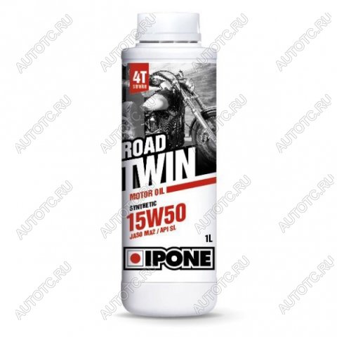 1 199 р. Масло Ipone ROAD TWIN 15W50 1л.  пм-00029294  с доставкой в г. Пермь