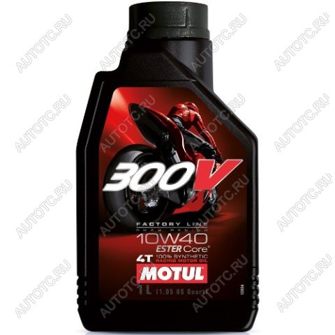 2 699 р. Масло Motul 300V 4T FL ROAD RACING 10W-40 1л.  пм-00005738  с доставкой в г. Пермь