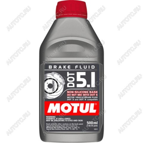 1 229 р. Гидравлическая жидкость Motul DOT 5.1 Brake Fluid 0,5л.  пм-00005751  с доставкой в г. Пермь