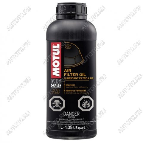 1 699 р. Смазка воздушного фильтра Motul A3 Air Filter Oil 1л.  пм-00018359  с доставкой в г. Пермь