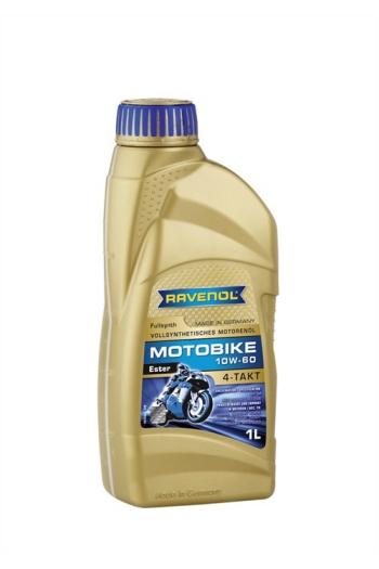 Моторное масло RAVENOL Motobike 4-T Ester 10W-60 (1л)  1171104-001-01-999