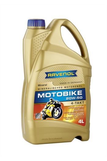 Моторное масло RAVENOL Motobike 4-T Mineral 20W-50 (4л)  1173122-004-01-999