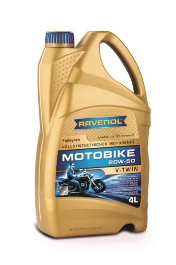 Моторное масло RAVENOL Motobike 4-T V-TWIN Fullsynth 20W-50 (4л)  1171105-004-01-999