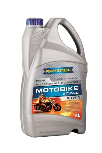 Моторное масло RAVENOL Motobike 4-T V-TWIN Mineral 20W-50 (4л)  1173105-004-01-999
