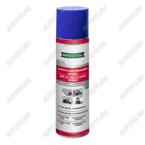 1 899 р. Очиститель воздушного фильтра RAVENOL Air Filter Clean-Spray (0.5)  1360302-500-05-000  с доставкой в г. Пермь