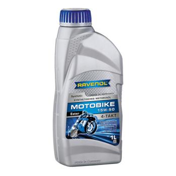 Моторное масло RAVENOL Motobike 4-T Ester 15W-50 (1л)  1172113-001-01-999