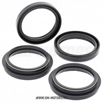 Комплект сальников и пыльников передней вилки ALL BALLS DRZ400E,K,S 00-14, RM125250 96-00 (56-144)  56-144