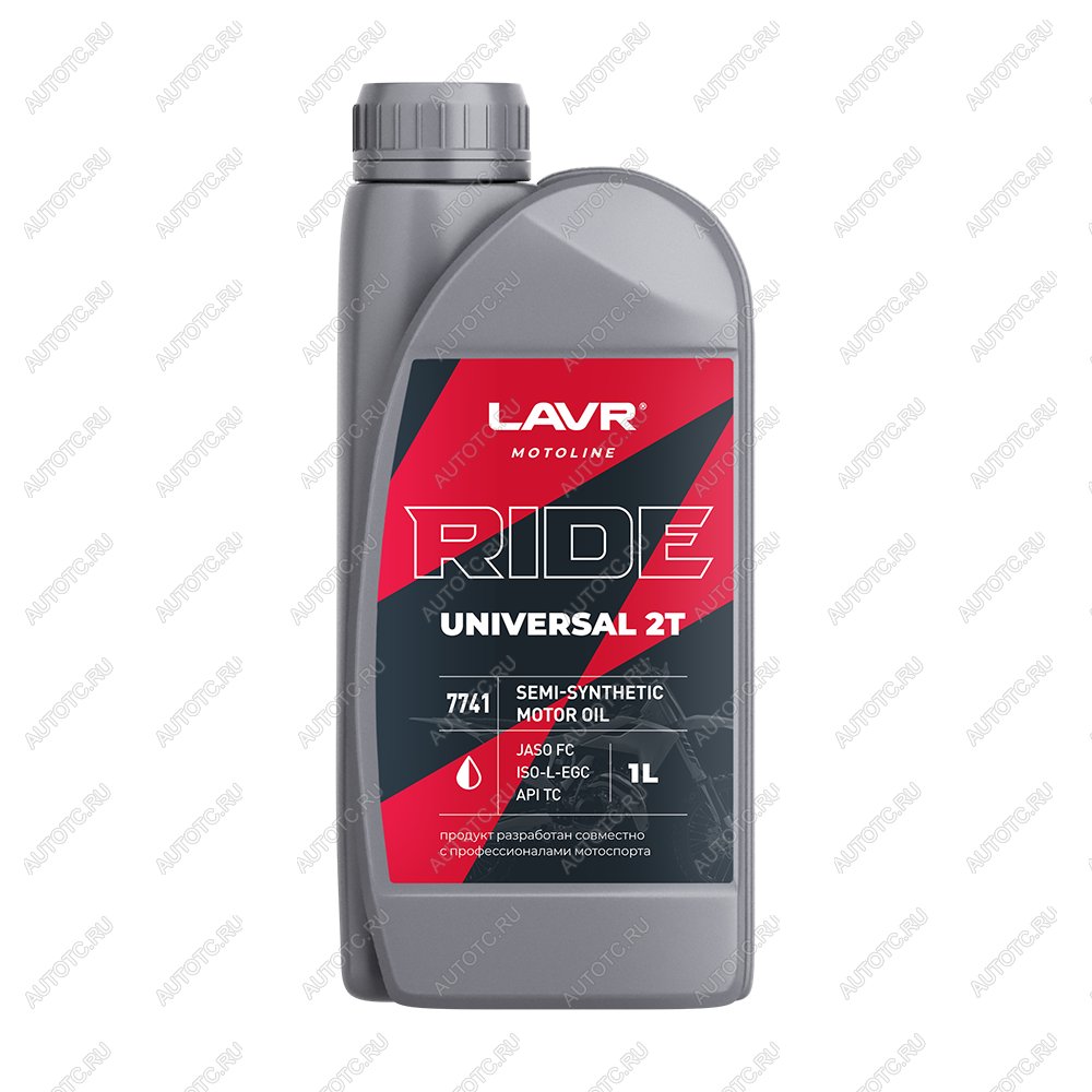 799 р. Моторное масло LAVR MOTO RIDE UNIVERSAL 2Т FC 1л  ln7741  с доставкой в г. Пермь