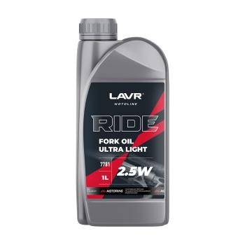 Вилочное масло LAVR MOTO FORK OIL 2,5W 1л  ln7781