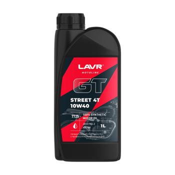 Моторное масло LAVR MOTO GT STREET 4T 10w40 1л  ln7725