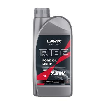 Вилочное масло LAVR MOTO FORK OIL 7,5W 1л  ln7783
