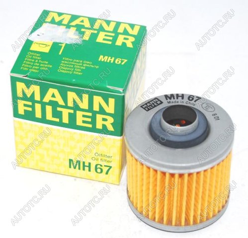 238 р. Масляный фильтр Mann MH 67 (HF145)  пм-00021383  с доставкой в г. Пермь