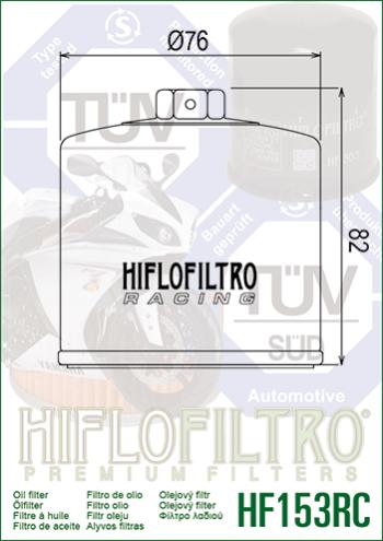 1 169 р. Масляный Фильтр HIFLO HF153RC  hf153rc  с доставкой в г. Пермь. Увеличить фотографию 2