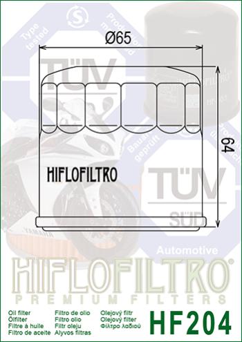 1 609 р. Масляный Фильтр HIFLO HF204C  hf204c  с доставкой в г. Пермь. Увеличить фотографию 2