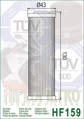 909 р. Масляный Фильтр HIFLO HF159  hf159  с доставкой в г. Пермь. Увеличить фотографию 2