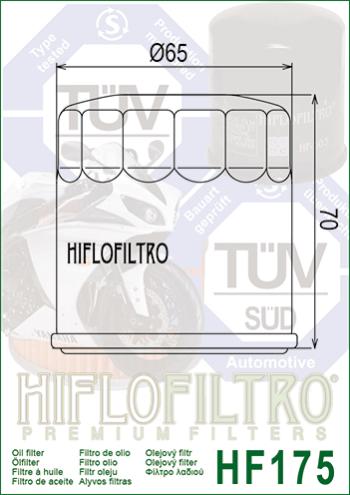 799 р. Масляный Фильтр HIFLO HF175  hf175  с доставкой в г. Пермь. Увеличить фотографию 2