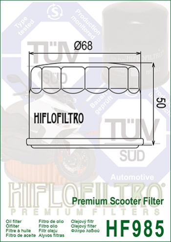 679 р. Масляный Фильтр HIFLO HF985  hf985  с доставкой в г. Пермь. Увеличить фотографию 2