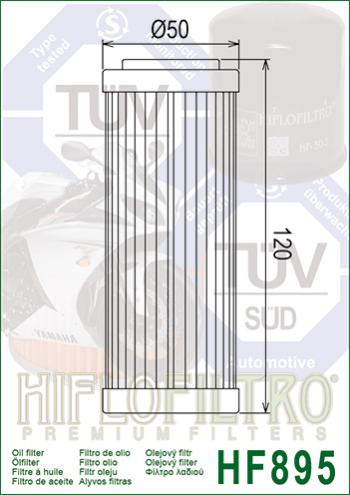 619 р. Масляный Фильтр HIFLO HF895  hf895  с доставкой в г. Пермь. Увеличить фотографию 2