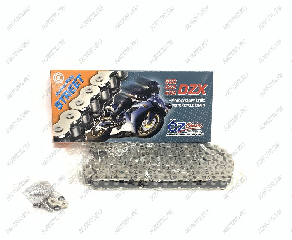 14 999 р. Цепь привода CZ Chains 520 DZX X-Ring -118  520dzx-118  с доставкой в г. Пермь