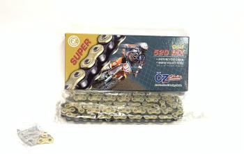 Цепь привода CZ Chains 520 MX Gold -120 Без сальников  520mx-120