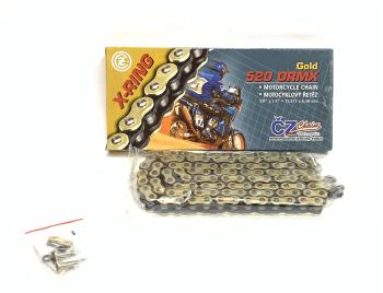 13 449 р. Цепь привода CZ Chains 520 ORMX Gold X-Ring -112  520ormx-112  с доставкой в г. Пермь. Увеличить фотографию 1
